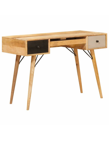 Scrivania Marrone 110 x 55 x 76 cm Legno di mango massello