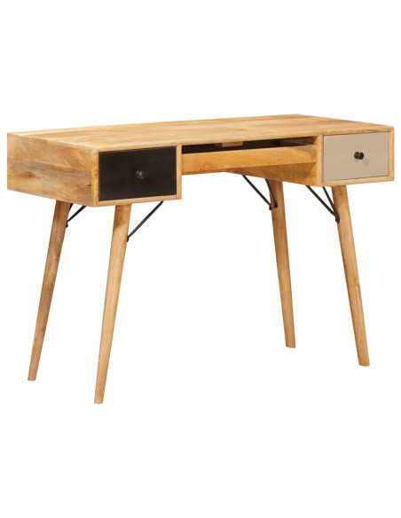 Scrivania Marrone 110 x 55 x 76 cm Legno di mango massello
