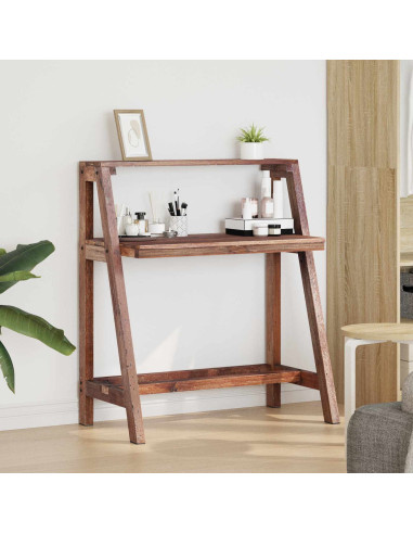 Scrivania Marrone 90 x 50 x 103 cm Legno Recuperato Massello