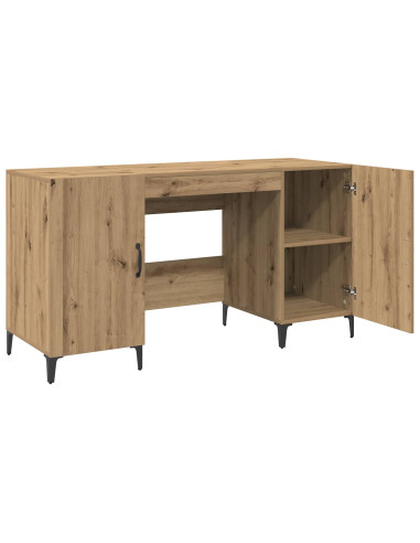 Scrivania Rovere Artigianale 140 x 50 x 75 cm Legno multistrato