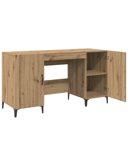 Scrivania Rovere Artigianale 140 x 50 x 75 cm Legno multistrato