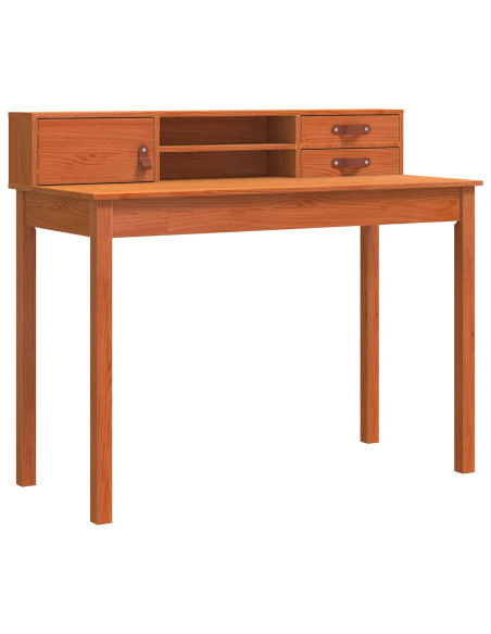 Scrivania con cassetto Marrone cerato 110 x 50 x 93 cm
