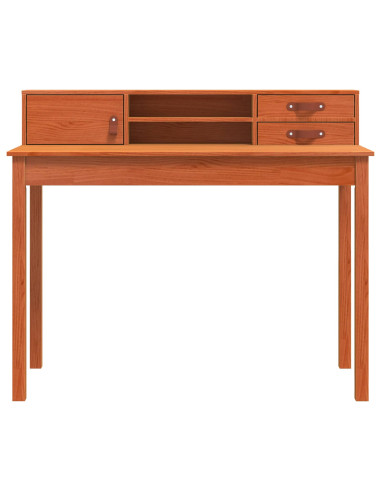 Scrivania con cassetto Marrone cerato 110 x 50 x 93 cm