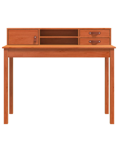Scrivania con cassetto Marrone cerato 110 x 50 x 93 cm