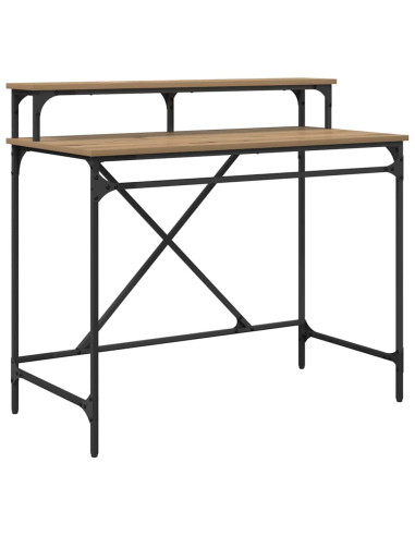 Scrivania Rovere artigianale 100 x 50 x 90 cm Legno multistrato