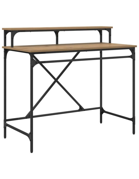 Scrivania Rovere artigianale 100 x 50 x 90 cm Legno multistrato