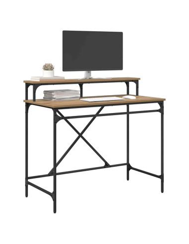 Scrivania Rovere artigianale 100 x 50 x 90 cm Legno multistrato