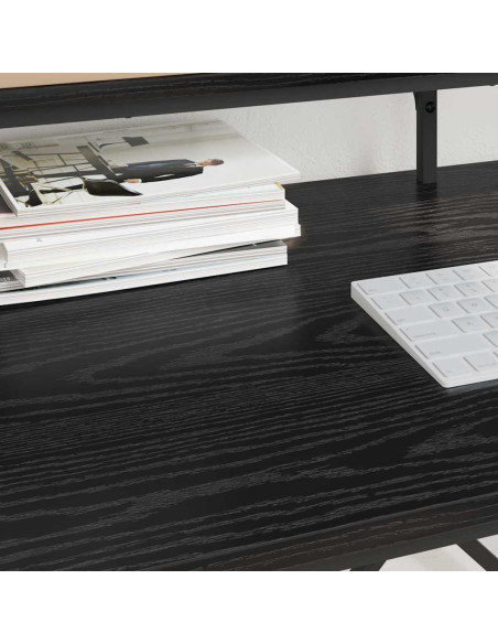 Scrivania Rovere Nero 80 x 50 x 90 cm Legno multistrato