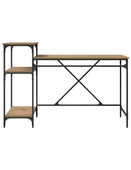 Scrivania Rovere artigianale 135 x 50 x 90 cm Legno multistrato
