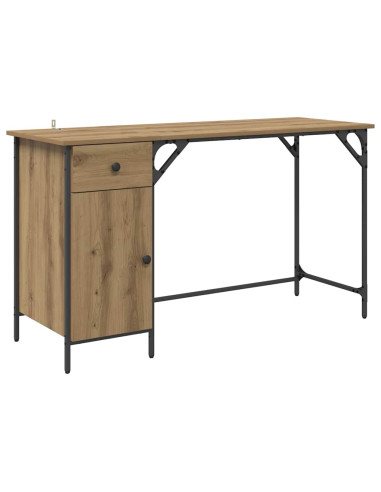 Scrivania per computer Rovere artigianale 131 x 48 x 75 cm