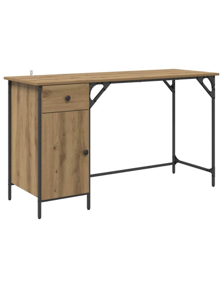 Scrivania per computer Rovere artigianale 131 x 48 x 75 cm