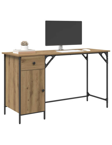 Scrivania per computer Rovere artigianale 131 x 48 x 75 cm