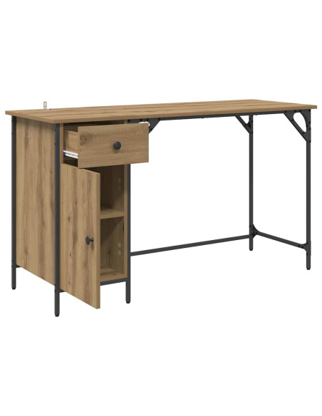 Scrivania per computer Rovere artigianale 131 x 48 x 75 cm