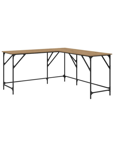 Scrivania Rovere artigianale 149 x 149 x 75 cm