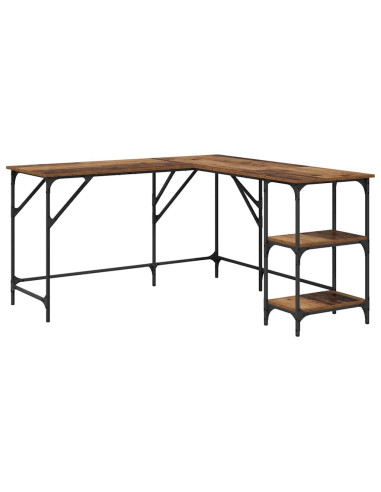 Scrivania Legno vecchio 139 x 139 x 75 cm Legno multistrato