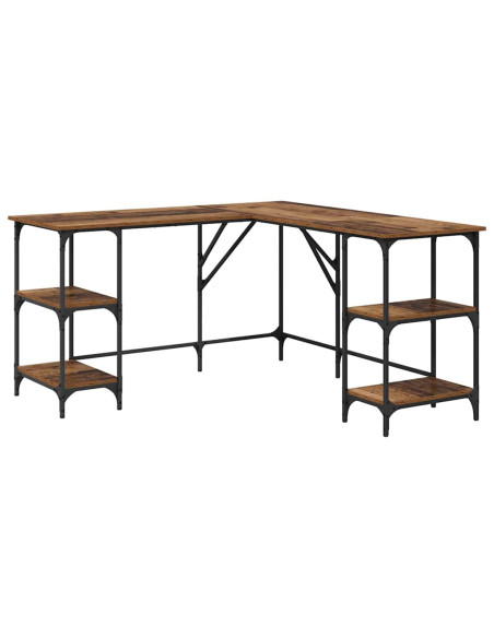 Scrivania Legno vecchio 139 x 139 x 75 cm Legno multistrato