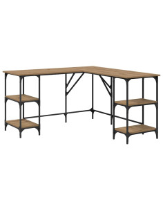 Scrivania Rovere artigianale 139 x 139 x 75 cm 2