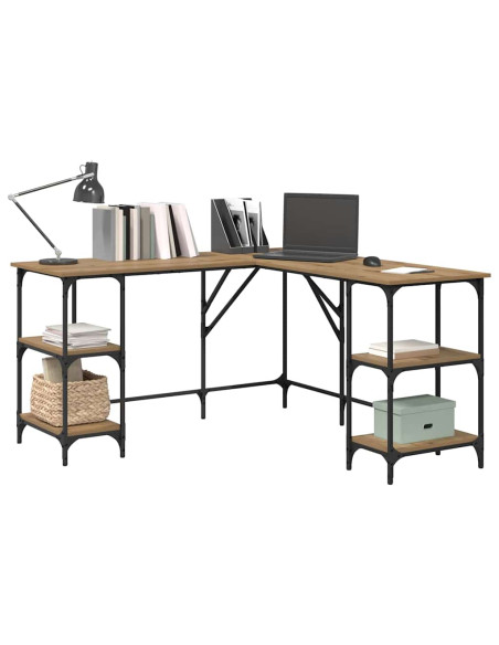 Scrivania Rovere artigianale 139 x 139 x 75 cm