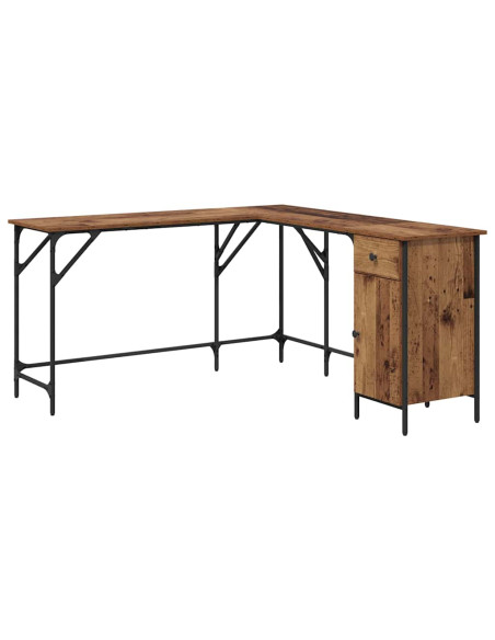 Scrivania Legno vecchio 141 x 141 x 75 cm Legno multistrato