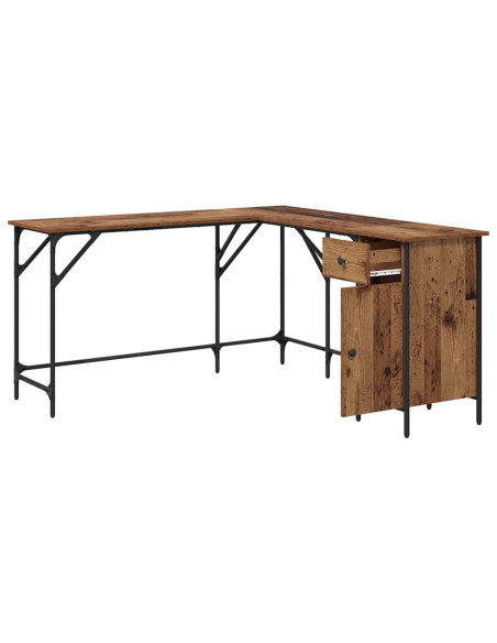 Scrivania Legno vecchio 141 x 141 x 75 cm Legno multistrato