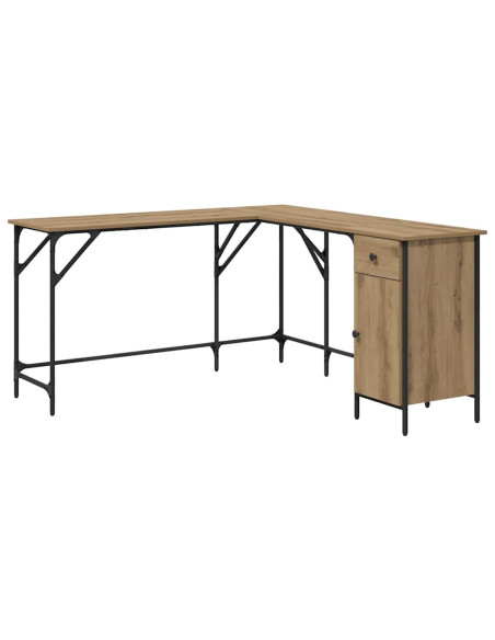 Scrivania Rovere artigianale 141 x 141 x 75 cm