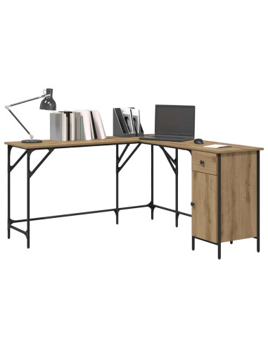 Scrivania Rovere artigianale 141 x 141 x 75 cm