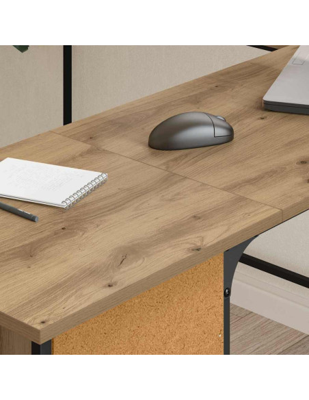 Scrivania Rovere artigianale 141 x 141 x 75 cm