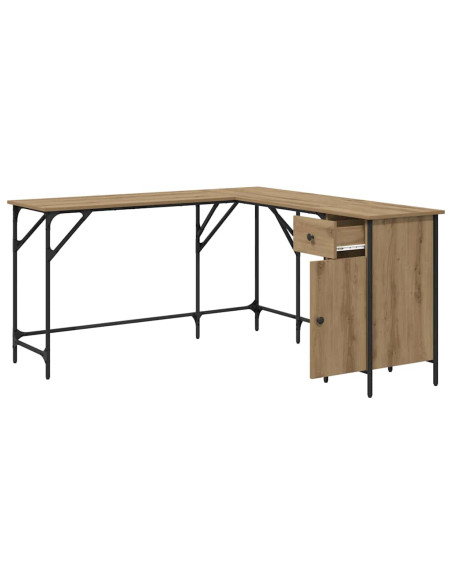 Scrivania Rovere artigianale 141 x 141 x 75 cm