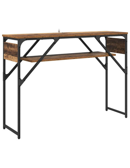 TavoloConsolle Legno vecchio 105x30x75cm Legno multistrato