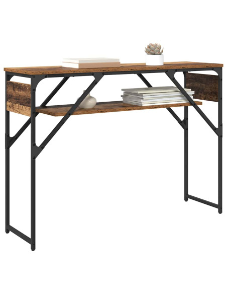 TavoloConsolle Legno vecchio 105x30x75cm Legno multistrato