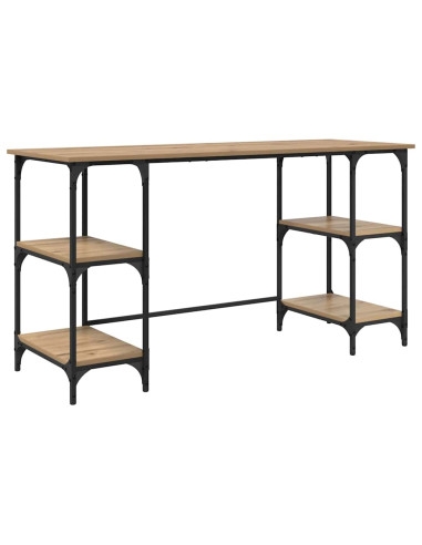 Scrivania Rovere artigianale 140 x 50 x 75 cm Legno multistrato