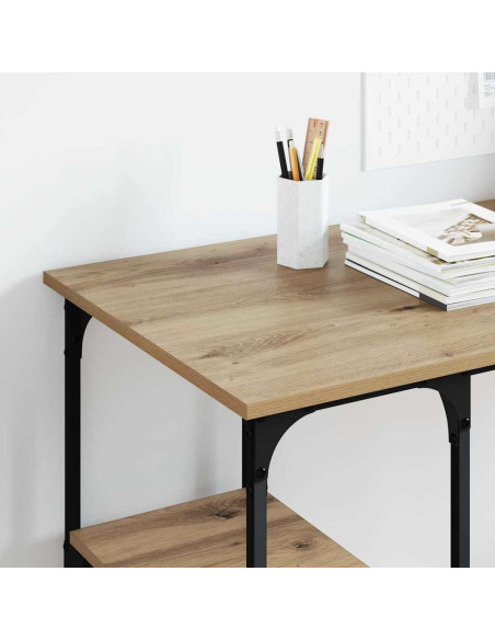 Scrivania Rovere artigianale 140 x 50 x 75 cm Legno multistrato