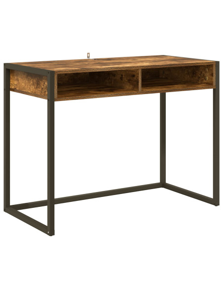 Scrivania Quercia Fumosa 100 x 50 x 75 cm Legno multistrato
