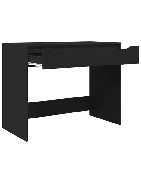 Scrivania con cassetto Nero 100 x 50 x 78 cm Legno multistrato