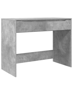 Scrivania Grigio cemento 100 x 50 x 78 cm Legno multistrato 2