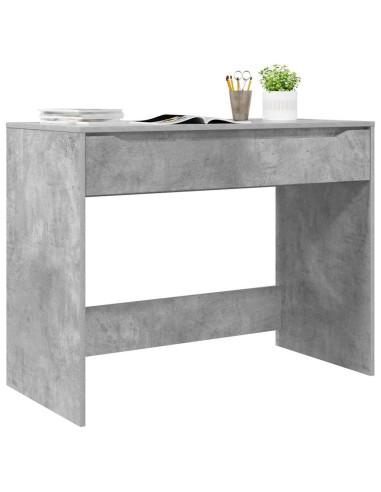 Scrivania Grigio cemento 100 x 50 x 78 cm Legno multistrato