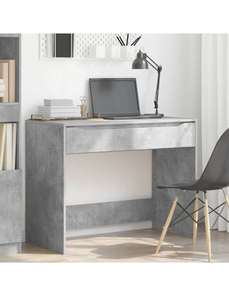 Scrivania Grigio cemento 100 x 50 x 78 cm Legno multistrato
