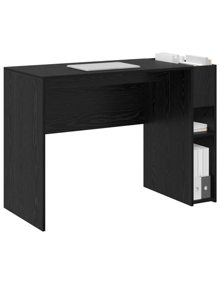 Scrivania Rovere Nero 109 x 50 x 78 cm Legno multistrato