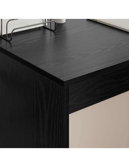 Scrivania Rovere Nero 109 x 50 x 78 cm Legno multistrato