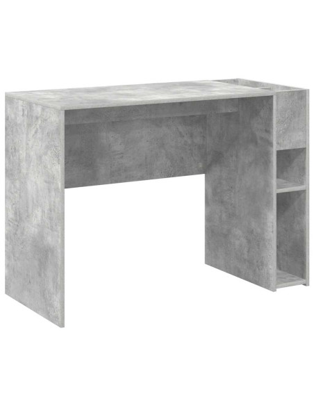 Scrivania Grigio cemento 109 x 50 x 78 cm Legno multistrato