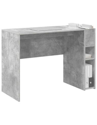 Scrivania Grigio cemento 109 x 50 x 78 cm Legno multistrato