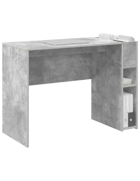 Scrivania Grigio cemento 109 x 50 x 78 cm Legno multistrato