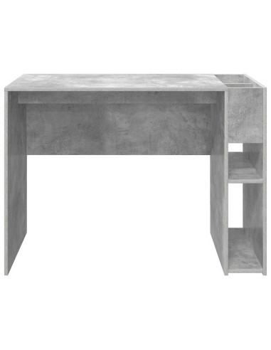 Scrivania Grigio cemento 109 x 50 x 78 cm Legno multistrato