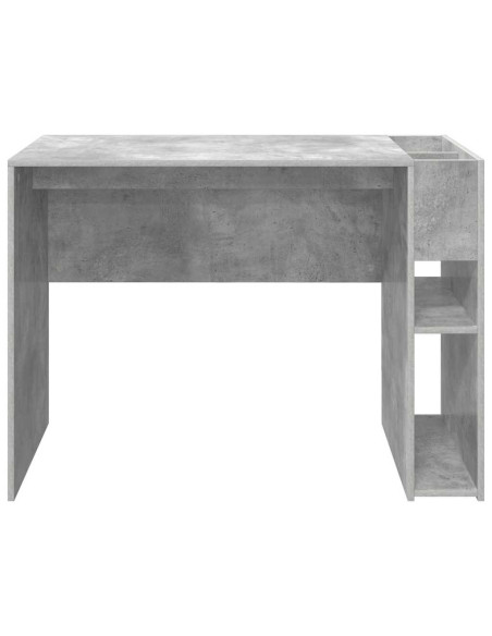 Scrivania Grigio cemento 109 x 50 x 78 cm Legno multistrato