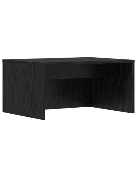 Scrivania a parete Rovere Nero 60 x 45 x 30 cm