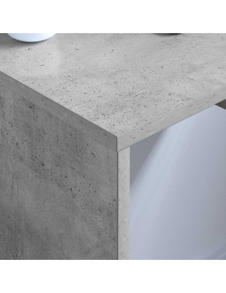 Scrivania a parete Grigio cemento 60 x 45 x 30 cm