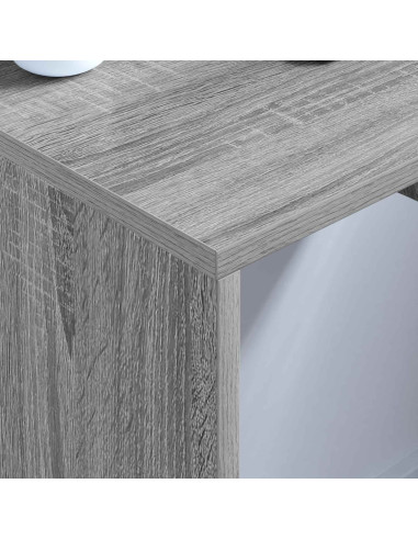 Scrivania a parete Grigio Sonoma 60 x 45 x 30 cm