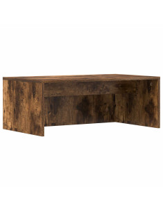 Scrivania a parete Rovere fumé 80 x 45 x 30 cm 2