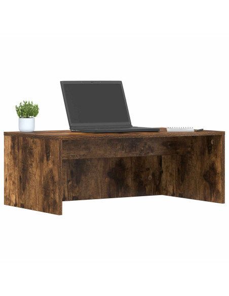 Scrivania a parete Rovere fumé 80 x 45 x 30 cm
