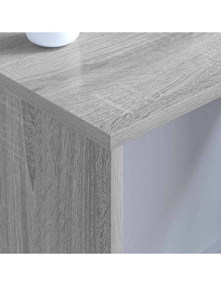 Scrivania a parete Grigio Sonoma 80 x 45 x 30 cm